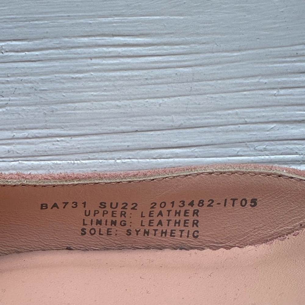 J.Crew Colette Slingback Pump Pointed Toe Blush Suede size 7.5 - Picture 2 of 8